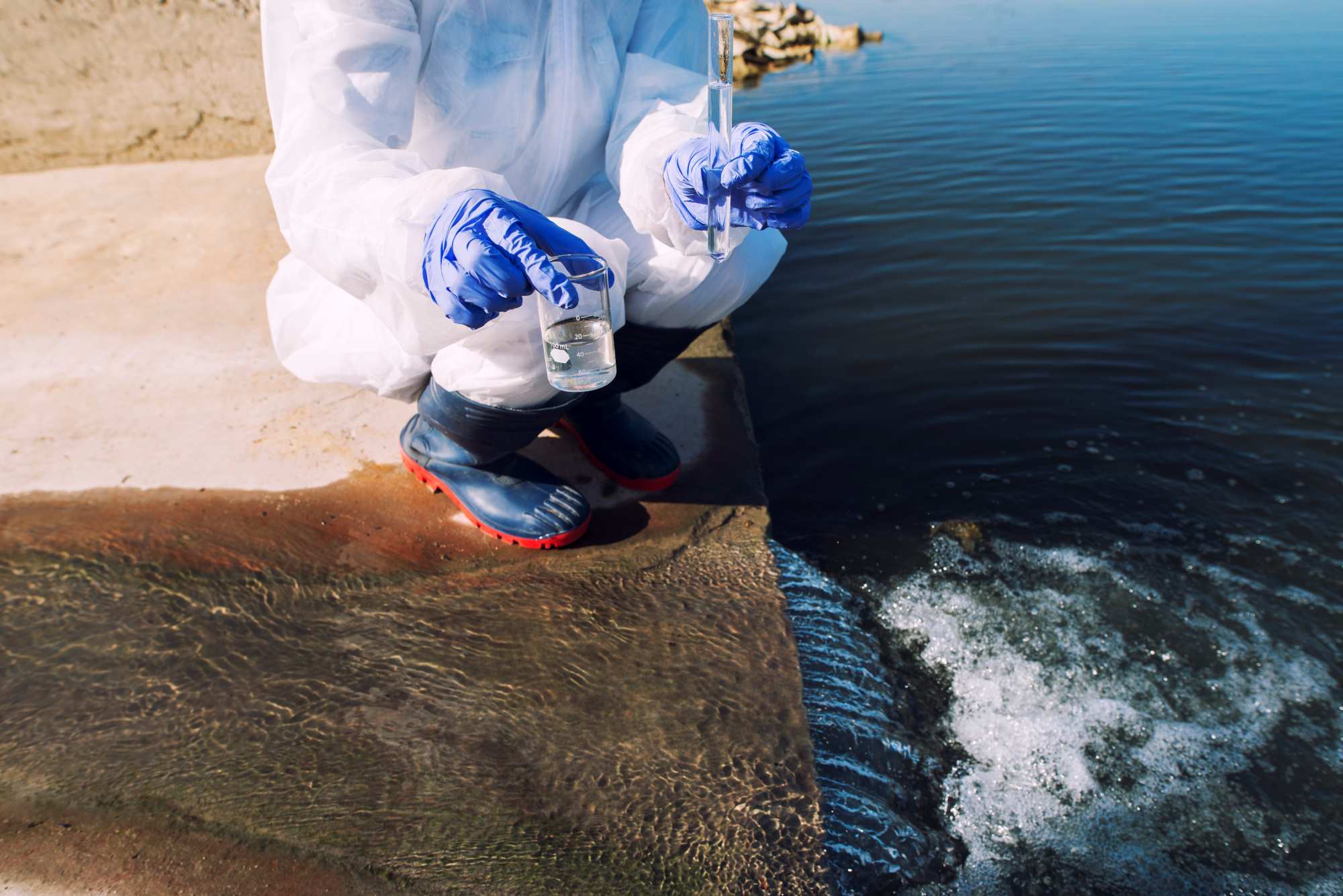 water-quality-and-waste-water-testing-near-river-taking-samples-200kb